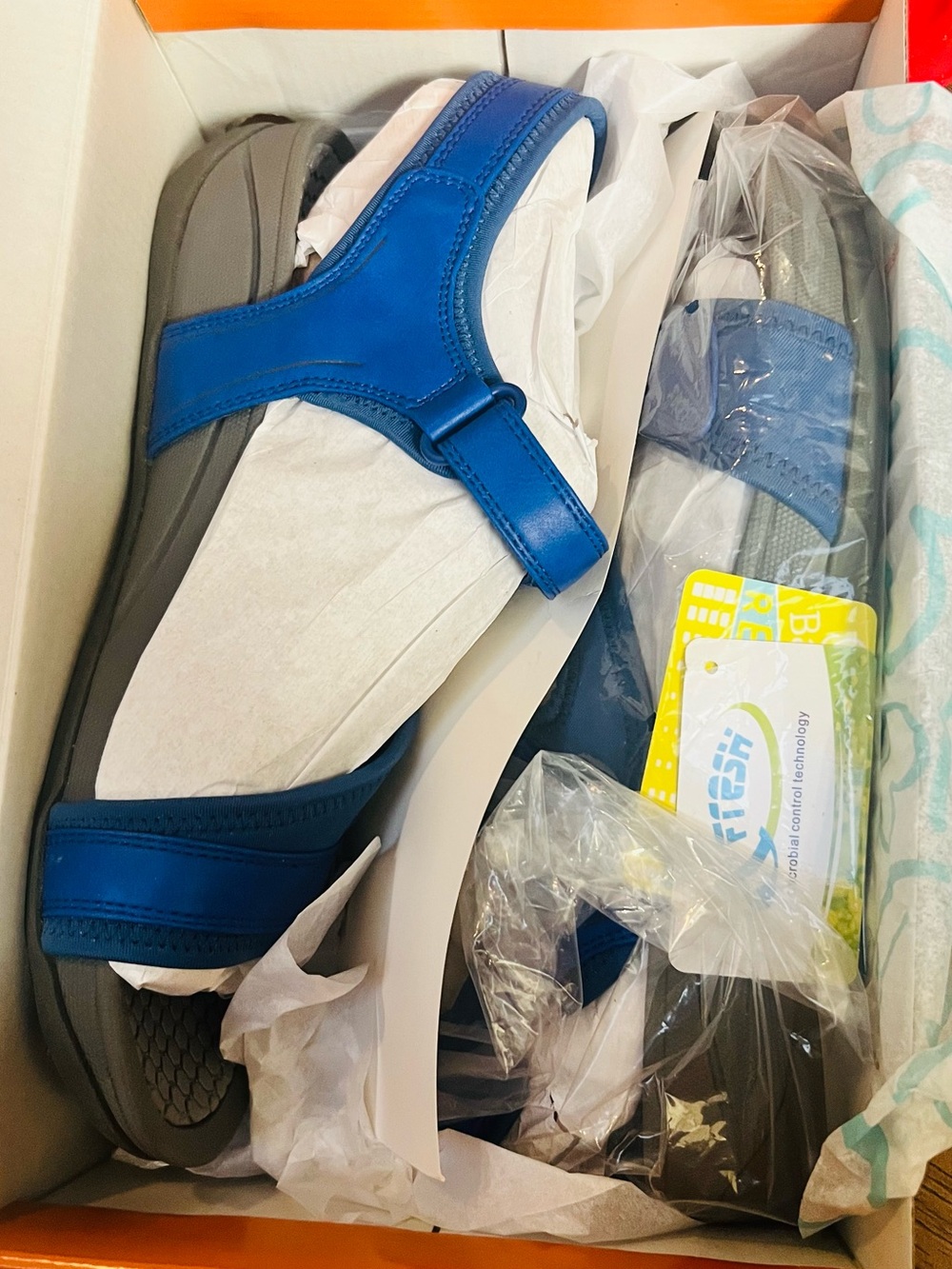 BareTraps Blue Athletic Sandals